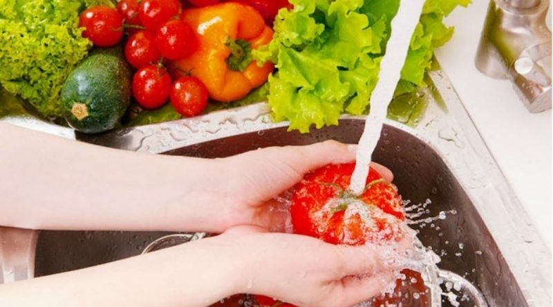 Cómo lavar las frutas y verduras