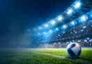 Selección argentina en el Mundial 2026: estadio de fútbol y pelota
