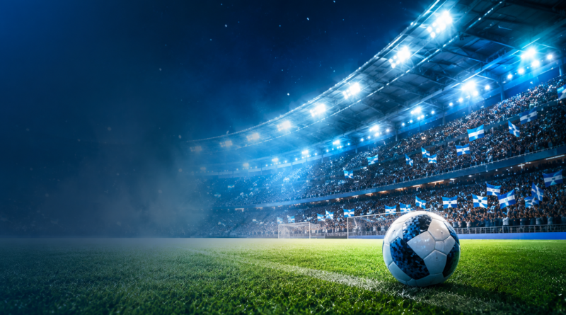 Selección argentina en el Mundial 2026: estadio de fútbol y pelota